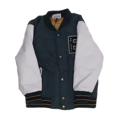 Collegejacka (Grön, Vit) från Jonas Nielsen Polyester, Polyuretan