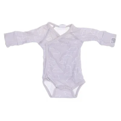 Body (Grå, Vit) från Färg Form Sweden Ekologisk bomull