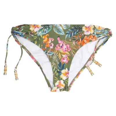 Bikini bottom (Green, Multicolored) from Watercult Elastane, Polyamide