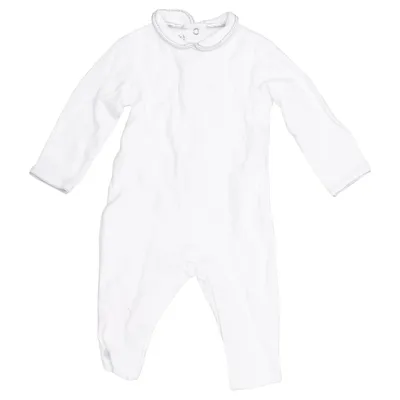 Rompers (White) from Prenatal Cotton