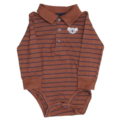 Romper (Bruin, Blauw) van Carter's Katoen