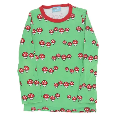 T-shirt à manches longues (Vert, Rouge, Blanc) de Me&i Coton, Élasthane