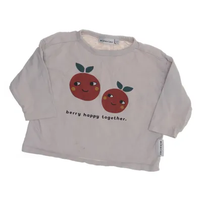 Langærmet t-shirt (Beige) fra Minories Bomuld