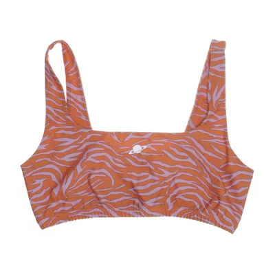 Sport-BH (Orange, Flerfärgad) från Planet NUSA Elastan, Återvunnen polyester