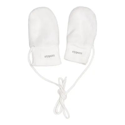 Moufles (Blanc) de Newbie by KappAhl Coton, Polyester
