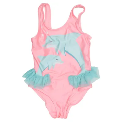 Maillot de bain une pièce (Rose, Turquoise)
