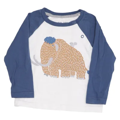 Long sleeve T-shirt (Blue, White, Brown) from Kite Organic cotton