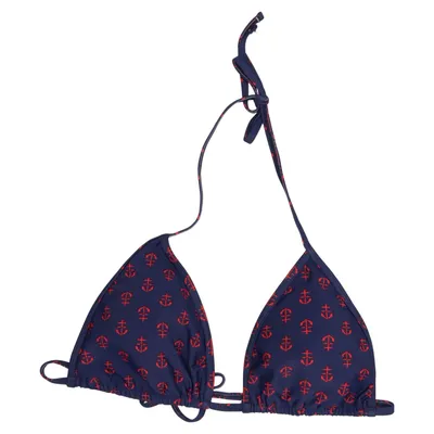 Bikini top (Blauw, Rood) van Race Marine Elastaan, Polyamide, Polyester