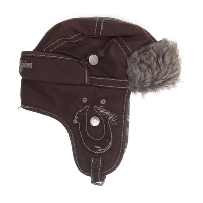 Trapperhatt (Brun) från True Religion Bomull, Pälsimitation, Skinn