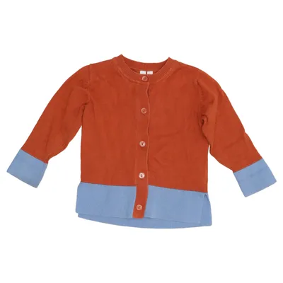 Cardigan (Orange, Blue) from Arket Organic cotton