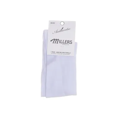 Trainingssokken (Wit) van Millers Katoen, Elastaan, Polyamide