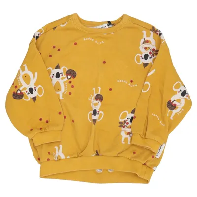 Sweatshirt (Jaune, Multicolore) de Minories Coton, Polyester