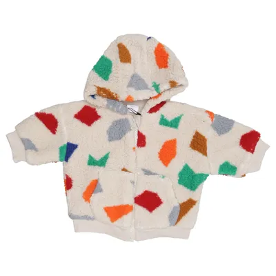Jacka (Beige, Flerfärgad) från Next Baby Bomull, Återvunnen polyester