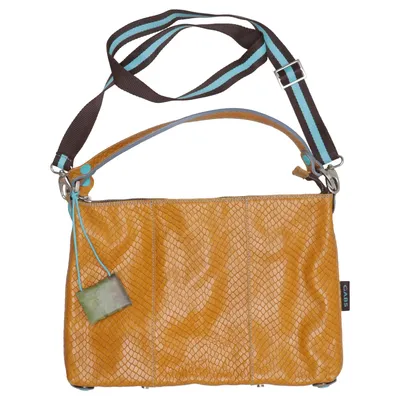 Schoudertas (Bruin, Turquoise) van Gabs
