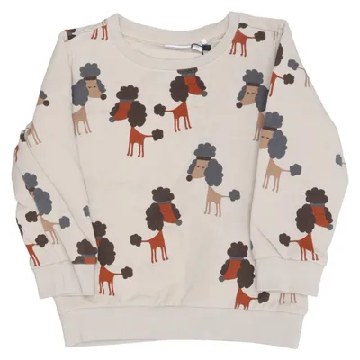Sweatshirt (Beige, Multicolored) from Name It Elastane, Organic cotton