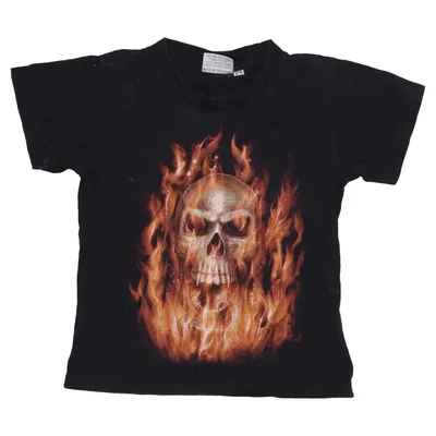 T-shirt (Noir, Multicolore) de Rock Eagle Coton
