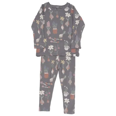 Pajamas (Gray, Multicolored) from Lindex Cotton, Elastane