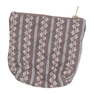 Toilet bag (Brown, White) from Søstrene Grene Cotton, Polyester