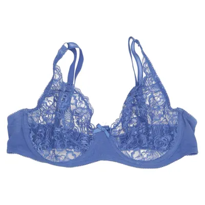 Bra (Blue) from Evita Cotton, Elastane