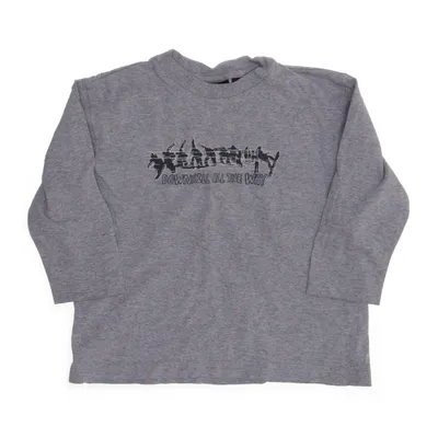 Långärmad t-shirt (Grå) från Dubster Bomull, Polyester