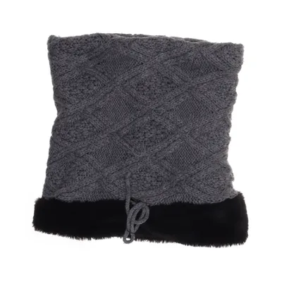 Neck warmer (Gray, Black) from Tchibo Polyester