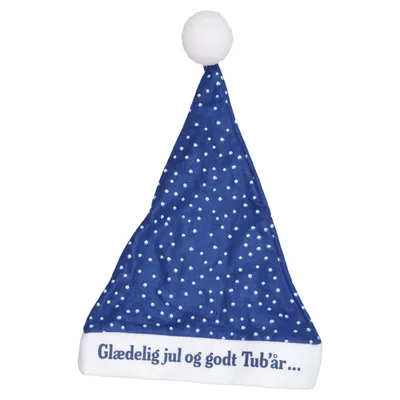 Kerstmuts (Blauw, Wit) van Tuborg