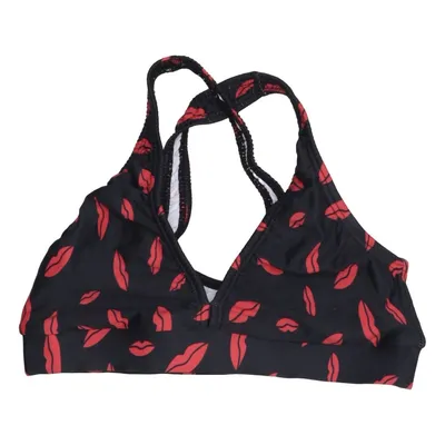 Sport-BH (Schwarz, Rot) von Charlotte Olympia Elasthan, Polyamid