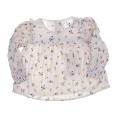 Blouse (Blanc, Multicolore) de Zara Coton