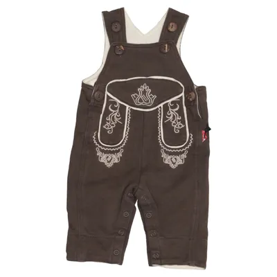 Lederhosen (Brun) fra Moocci Bomuld