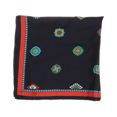 Halsdoek (Zwart, Meerkleurig) van Kenzo x H&M Zijde