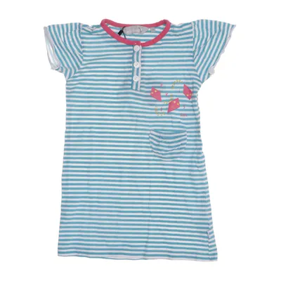Nightgown (Blue, White) from Eskimo Cotton