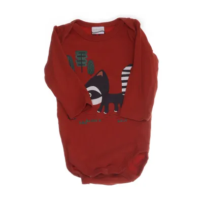 Body (Rød) fra Baby by Lindex Bomuld, Elastan