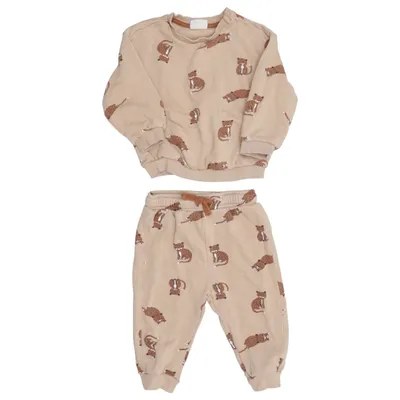 Loungewear (Beige, Bruin) van KappAhl Katoen, Polyester