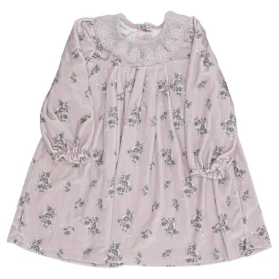 Kjole (Pink, Flerfarvet) fra MyWear Baby Elastan, Polyester