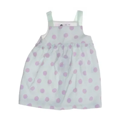 Robe (Blanc, Violet) de Zara Coton, Élasthane, Polyester