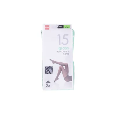 Nylon panty (Zwart) van Hema Elastaan, Polyamide