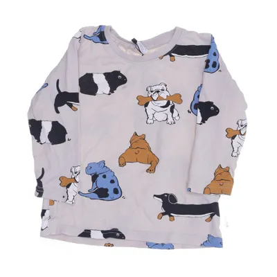 Långärmad t-shirt (Beige, Flerfärgad) från Lindex Kids Bomull