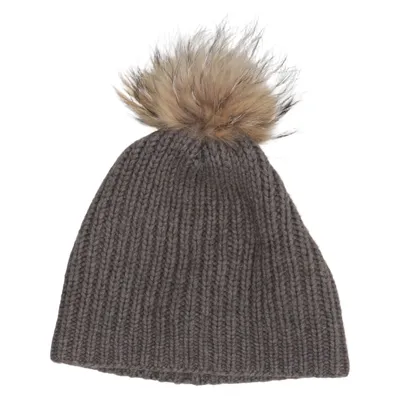 Bonnet à pompon (Gris) de GC Fontana