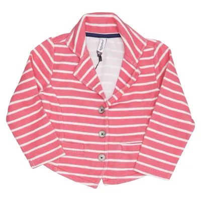 Blazer (Pink, White) from Babyface Cotton, Polyester