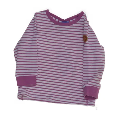Lange mouwen shirt (Lila, Wit) van Finkid Katoen, Elastaan