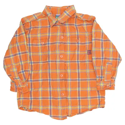 Chemise en flanelle (Orange, Bleu, Jaune) de European Kids Lindex