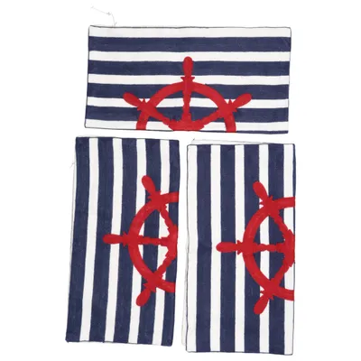 Cushion cover (Blue, White, Red) from Ohlssons Cotton