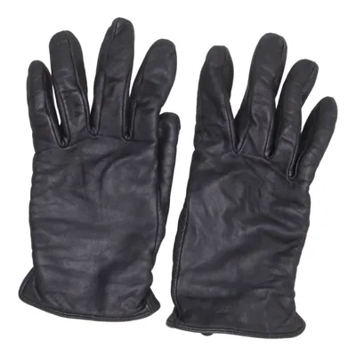 Gants en cuir (Noir) de Åhléns Cuir, Polyamide, Laine