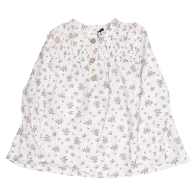 Blouse (White, Pink) from Newbie by KappAhl Organic cotton