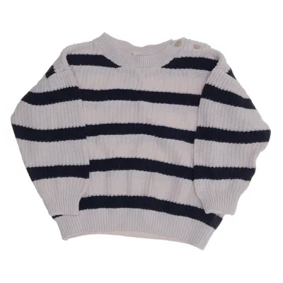 Sweater (Blå, Beige) fra H&M Bomuld