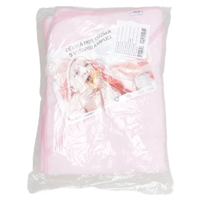Badhanddoek (Roze) van Newbaby Katoen, Polyester
