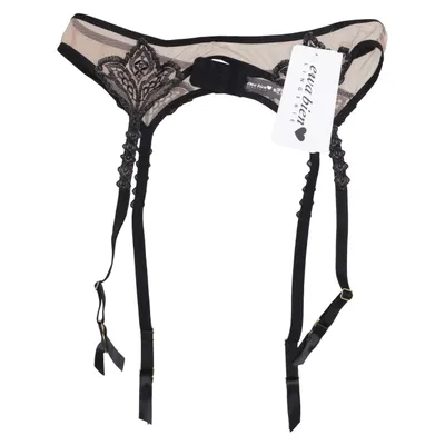 Garter belt (Black, Beige) from Ewa Bien