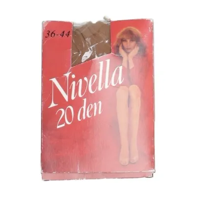 Nylon tights (Brown) from Nivella Elastane, Polyamide