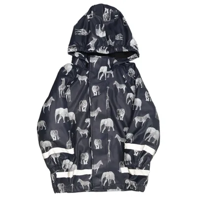 Veste imperméable (Noir, Blanc) de MyWear Polyester, Polyuréthane