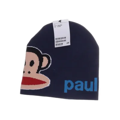 Beaniemössa (Blå, Röd, Vit) från H&M Akryl, Bomull, Elastan, Polyester